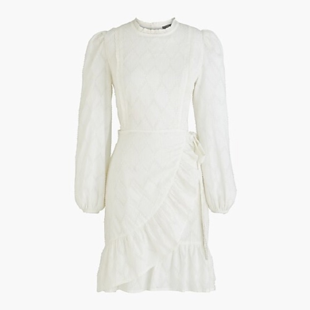 J.Crew Puff Sleeve Wrap Dress
